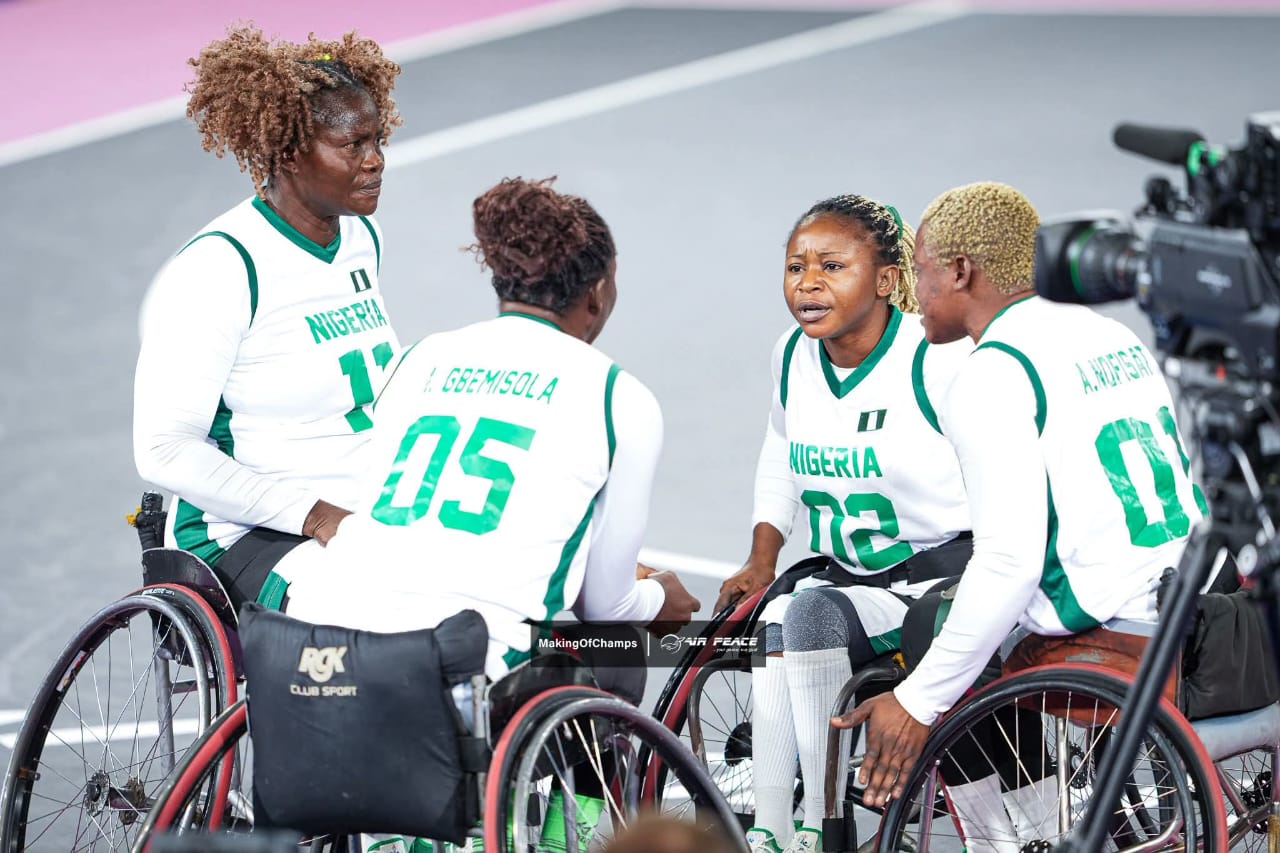 Nigeria Women Wheelchair Basketball team secures historic quarter final spot after beating India 