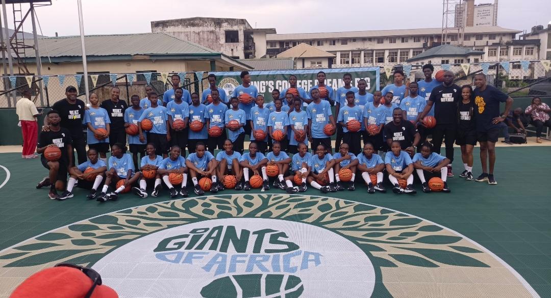 Giants of Africa unveil 50th basketball court at King’s College, Lagos