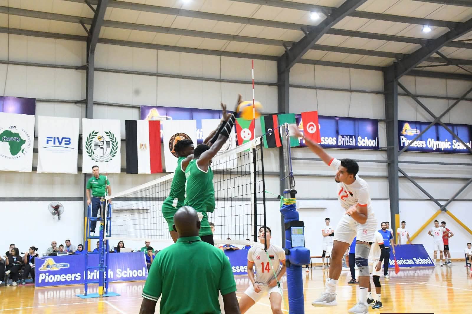Cover image for Nigeria cruise into U-18 African Volleyball Championship semi-finals 