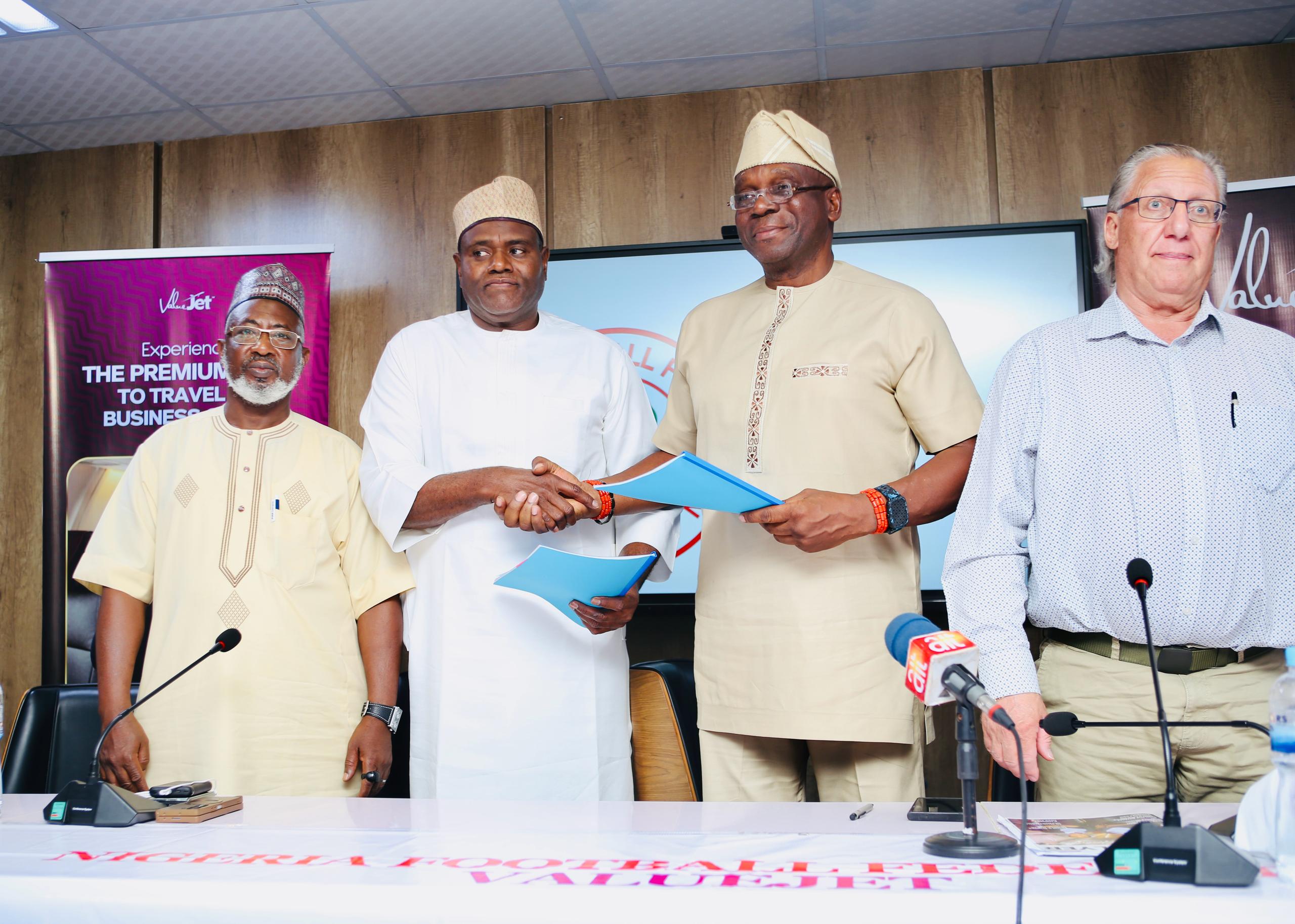 Cover image for NFF welcomes ValueJet as Official Airline of the NFF, National Teams