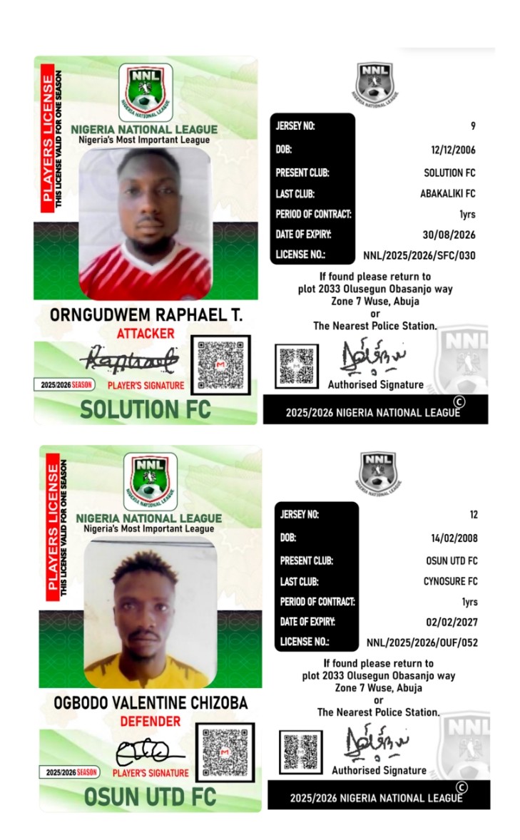 NLO slams ban, fine on Cynosure FC for illegal transfer, false registration of player