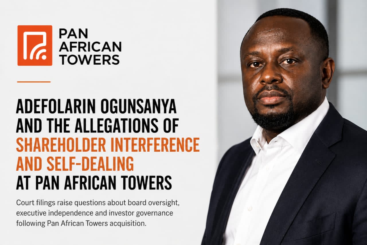 Cover image for Pan African Towers: Ogunsanya under fire over allegations of stakeholder's interference