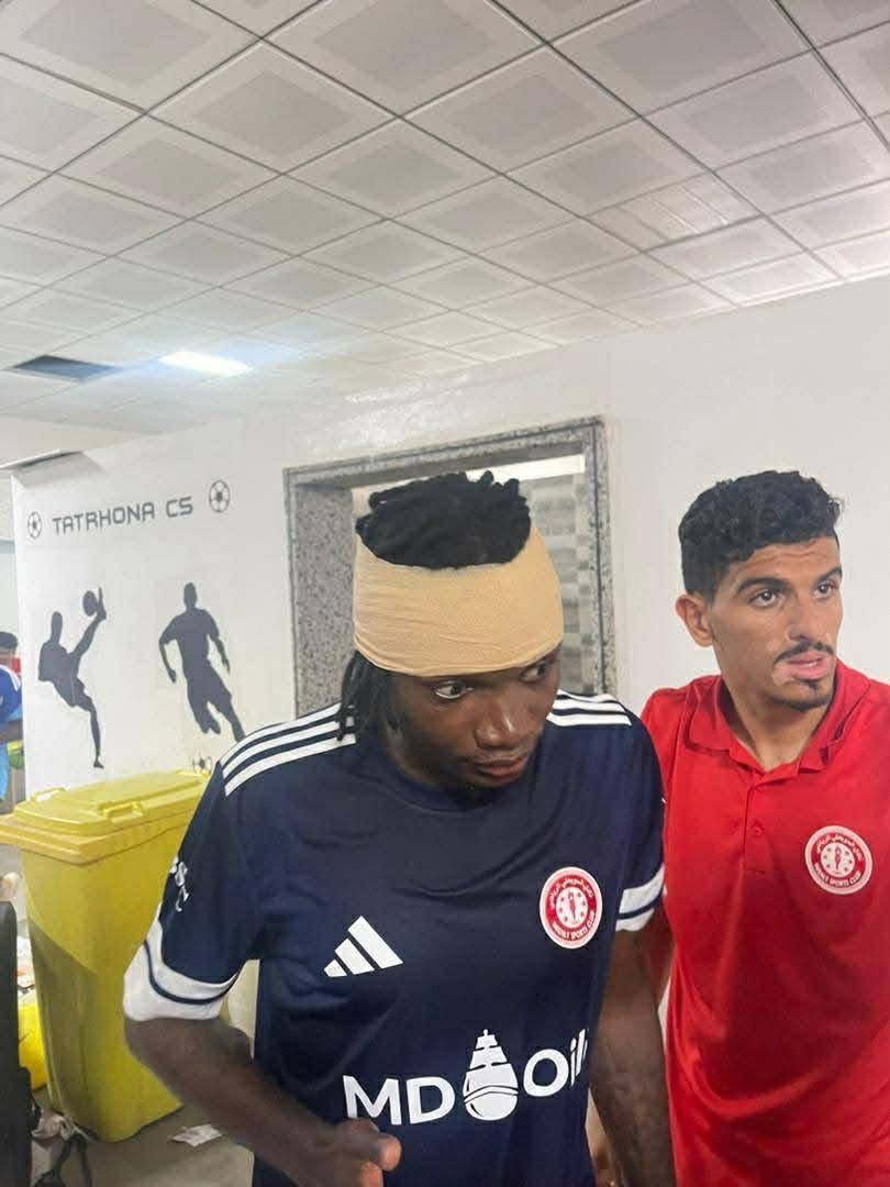 Cover image for Violence stops Libya match as Oto John, Orok Gabriel survive ordeal
