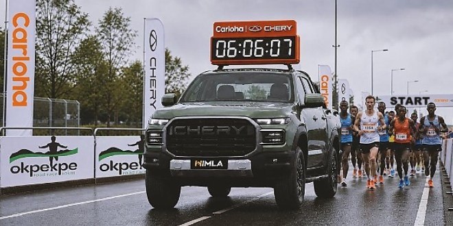 Cover image for Carloha powers Okpekpe International Road Race with Chery HIMLA pickup trucks