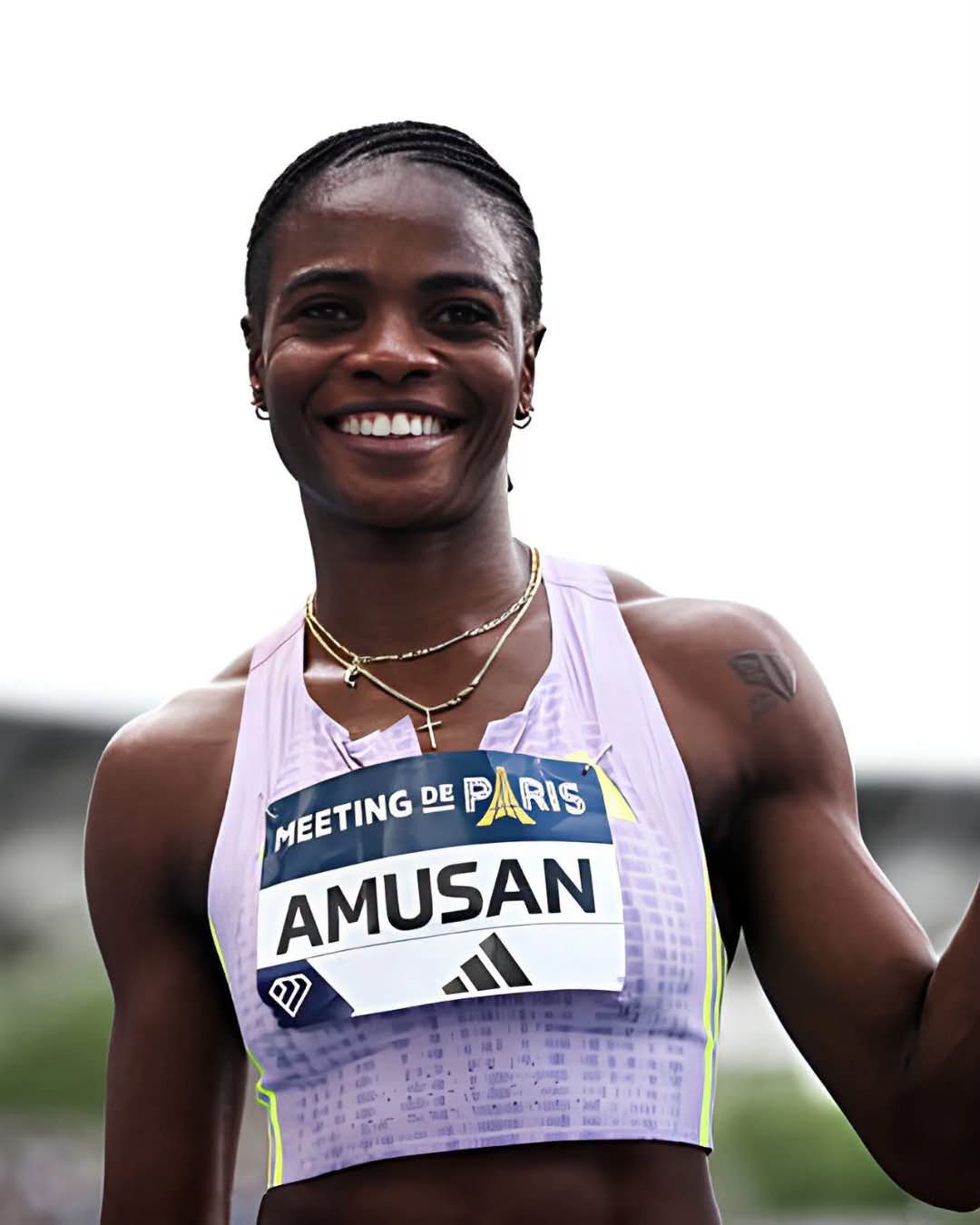 Amusan takes silver as Russell claims World Athletics Ultimate 100m hurdles crown