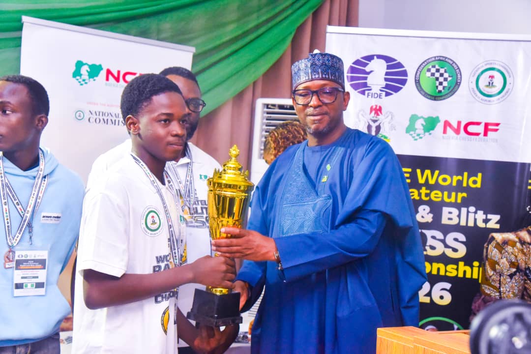 Efemuai claims Under 2300 Crown as India dominates FIDE World Amateur Blitz Championship