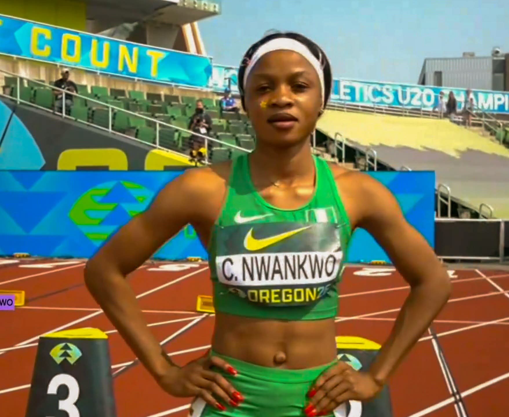 Nwankwo powers into World U-20 100m semifinal 