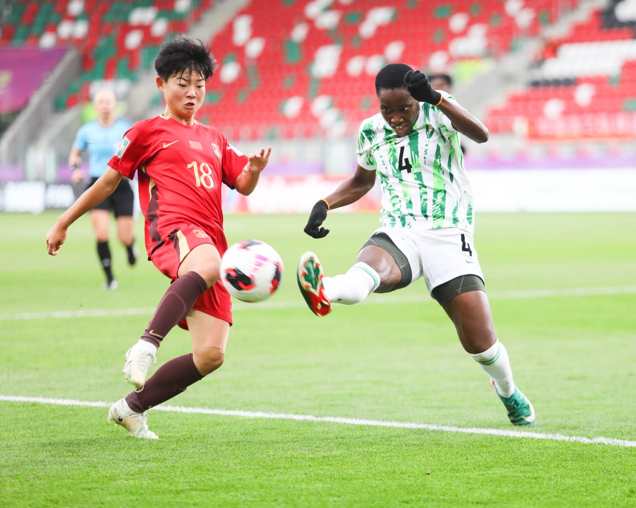 Cover image for FIFA U20 Women’s World Cup: Falconets battle China to scoreless draw