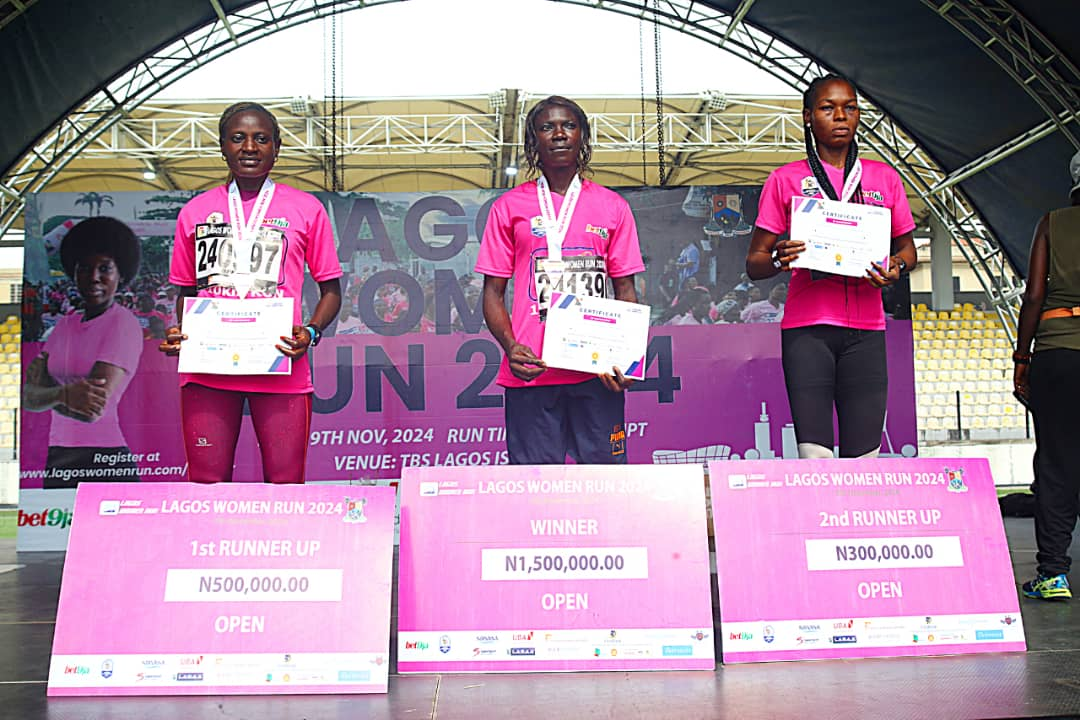 Cover image for Joy David retains Lagos Women Run title