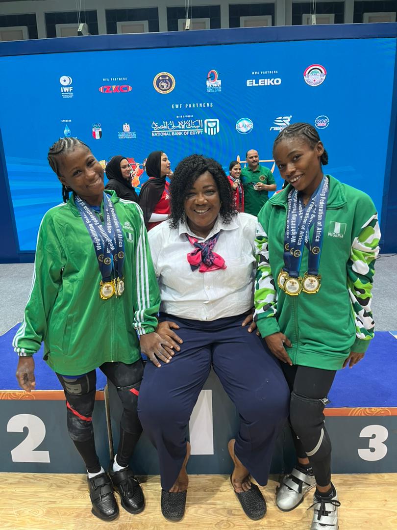 Cover image for Nigeria dominates African Weightlifting Championships with 10 Gold medals in Egypt