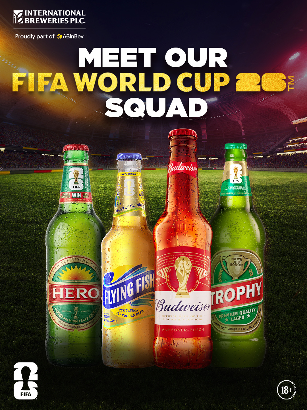 International Breweries fields its strongest-ever FIFA World Cup 2026 Squad