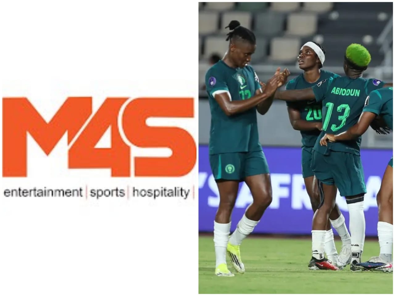 Super Falcons vs Banyana Banyana Live on M4STV tonight