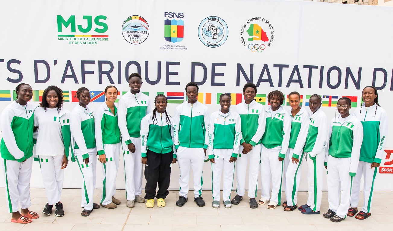Cover image for Nigeria Aquatics Federation hails swimmers after historic 35-medal haul at Africa Zone 2 Championships