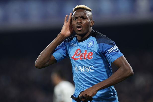 Cover image for Arsenal steps up Osimhen pursuit, outbidding PSG