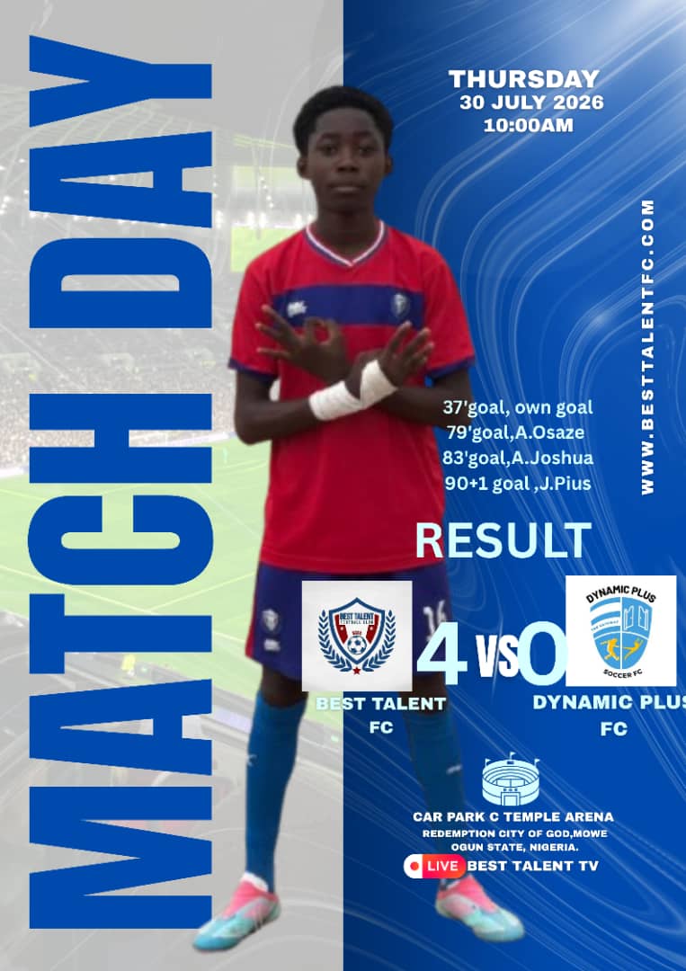 Best Talent FC thrash Dynamic Plus FC 4-0 in commanding display
