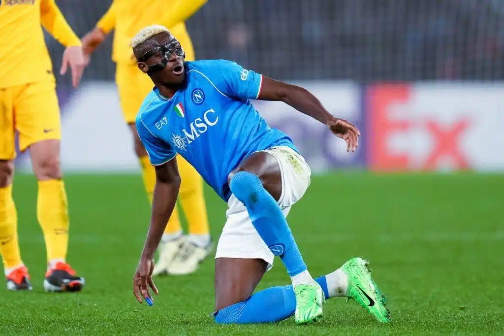 Cover image for Muscular problem rules Osimhen out of Fiorentina tie