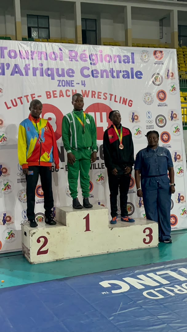 Nigeria wins 5 gold medals at Central African Wrestling Championship In Brazzaville