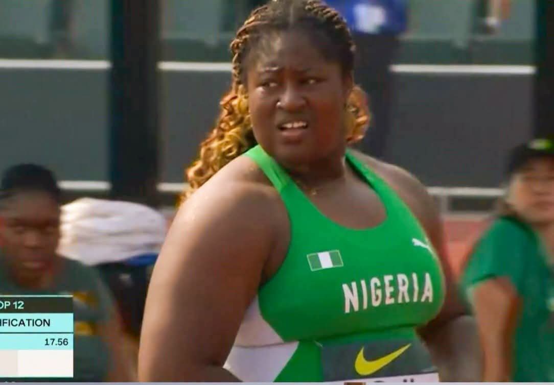 WORLD U-20 CHAMPIONSHIPS: Nigeria's Oji qualifies in style for women's shot put final