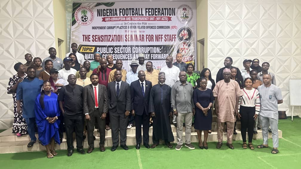 NFF, ICPC strengthen anti-corruption drive with staff-sensitisation seminar
