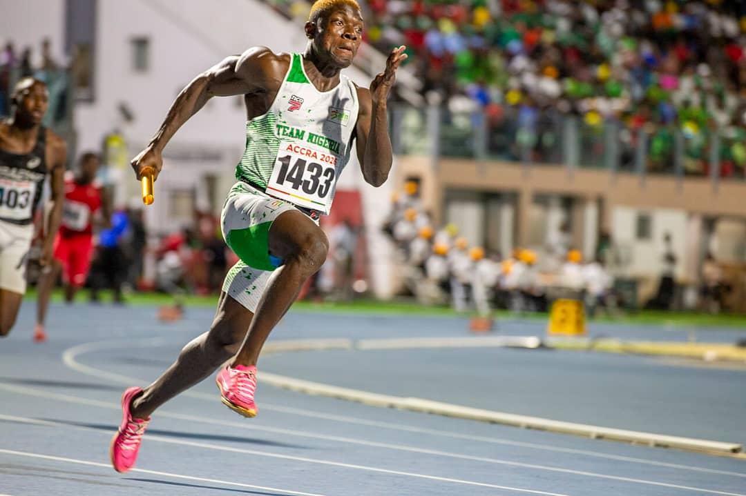 Favour Ashe's win in London fuels Team Nigeria's gold ambition in Men's 4x100m Relay