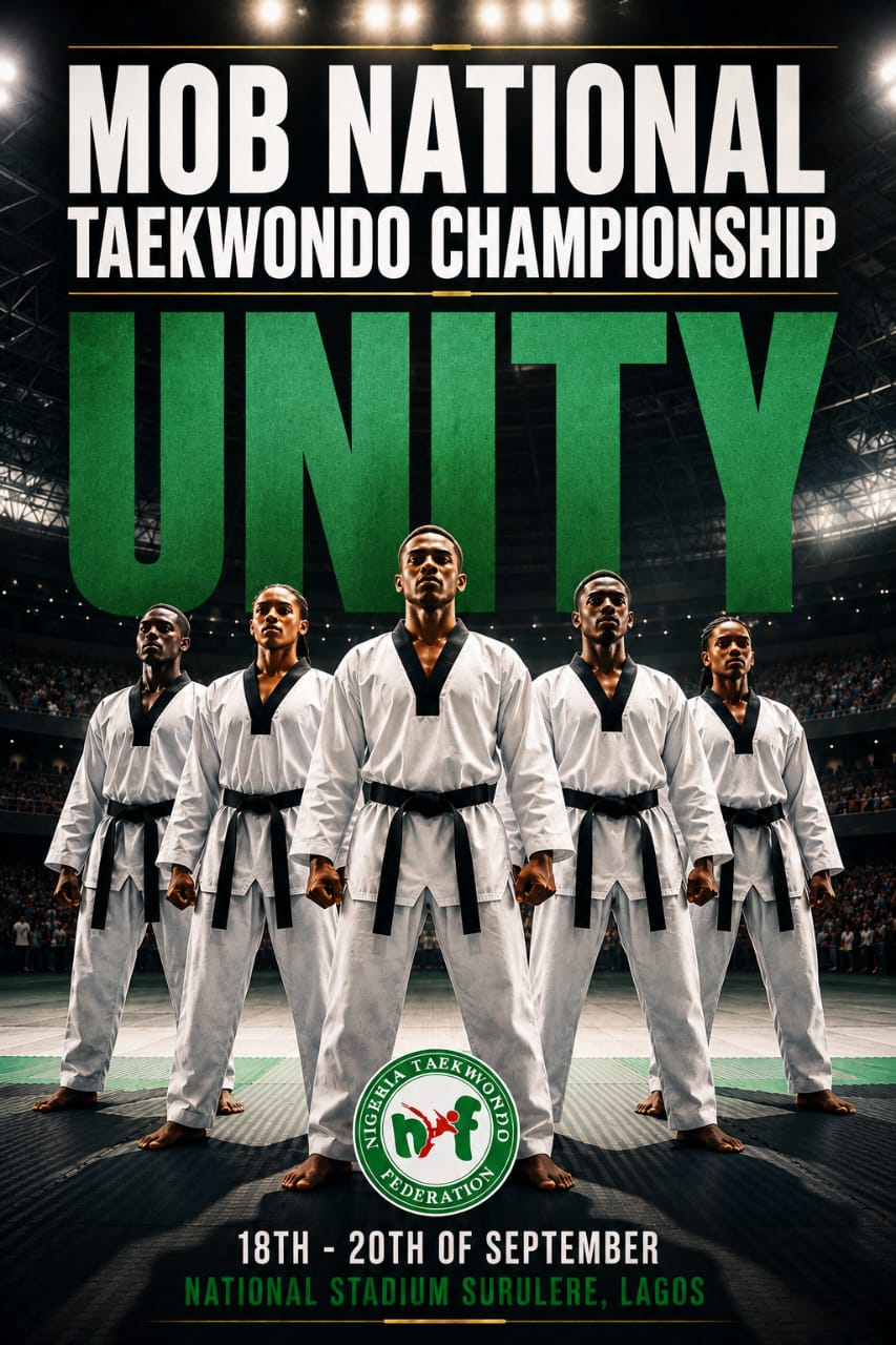 MOB National Taekwondo Championship starts Sept 17 in Lagos