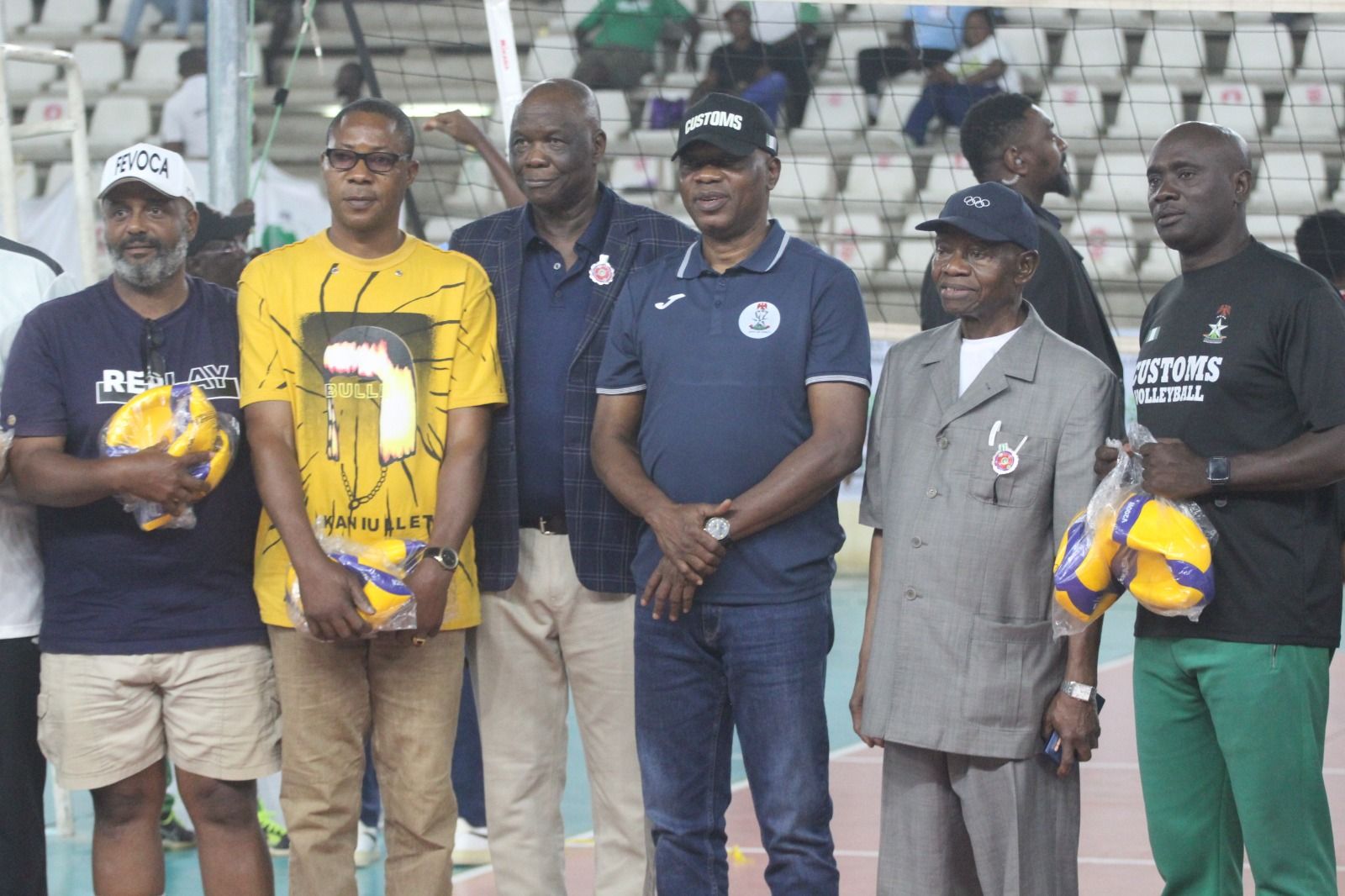 Cover image for Customs CG pledges support for volleyball growth