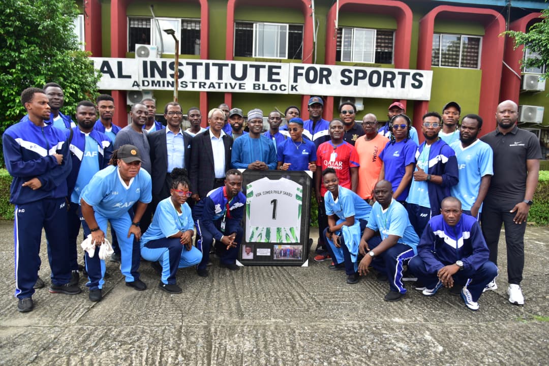 Super Falcons captain, Ajibade gives back to NIS, inspires Next Generation through coaching scholarship