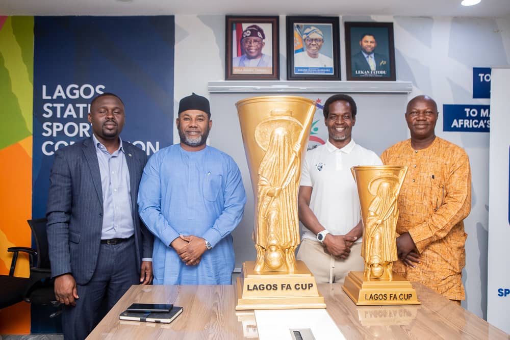 Cover image for Trophy identity for the Lagos FA Cup