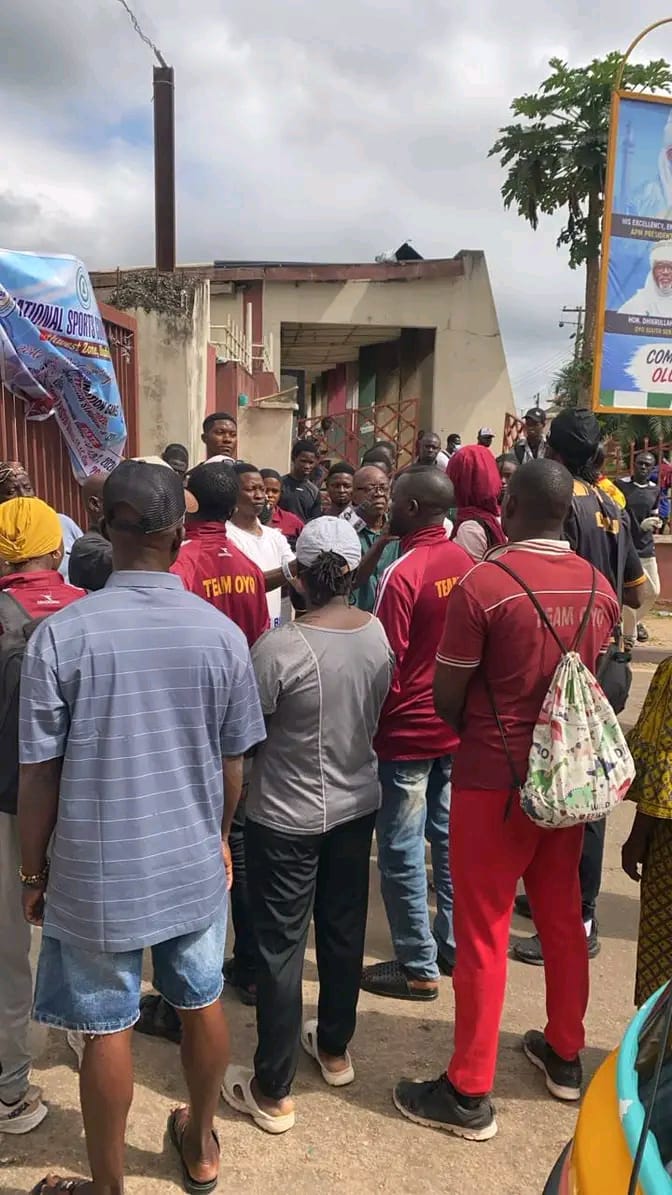 Cover image for Oyo State athletes protest unpaid bonuses, poor welfare 