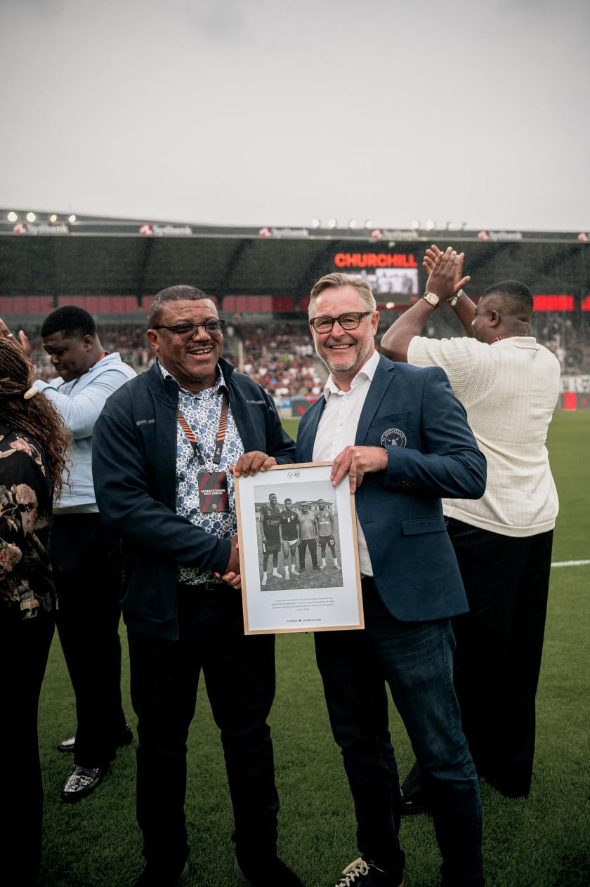 FC Midtjylland Honours FC Ebedei President Barrister Churchill Oliseh