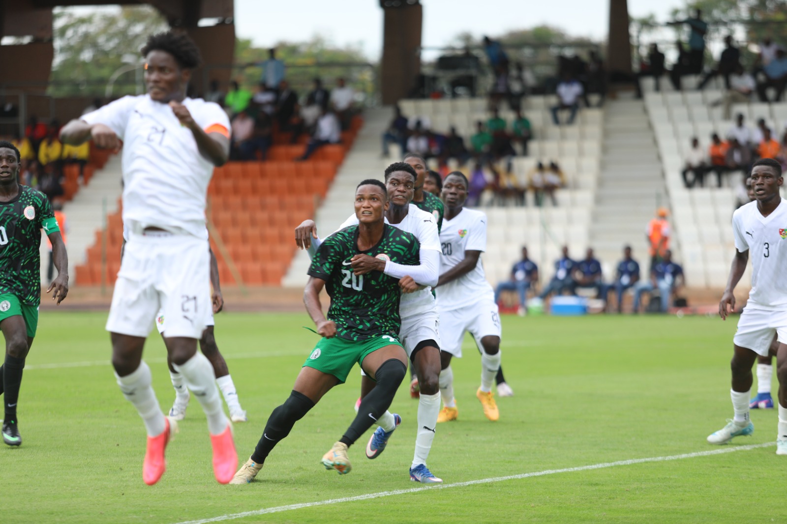 WAFU B U20 Tourney: Flying Eagles batter Sparrow Hawks 3-0 to seal final-four spot  