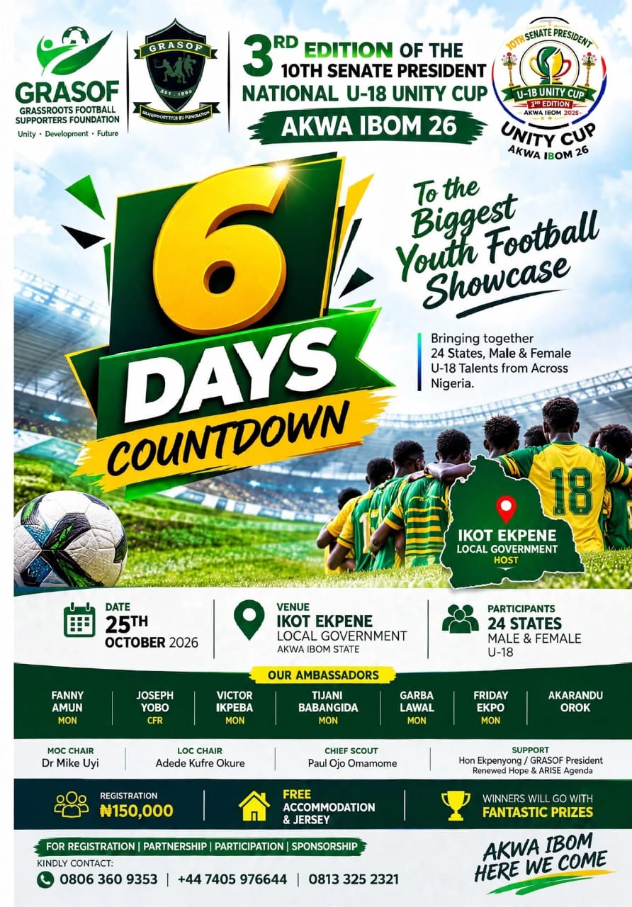 24 states for 10th Sen President National U18 Unity Cup | Sports Unlimited