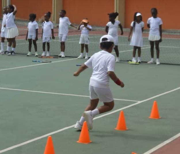 Cover image for Excited participants salute Ikoyi Club over Easter Holiday Tennis clinic