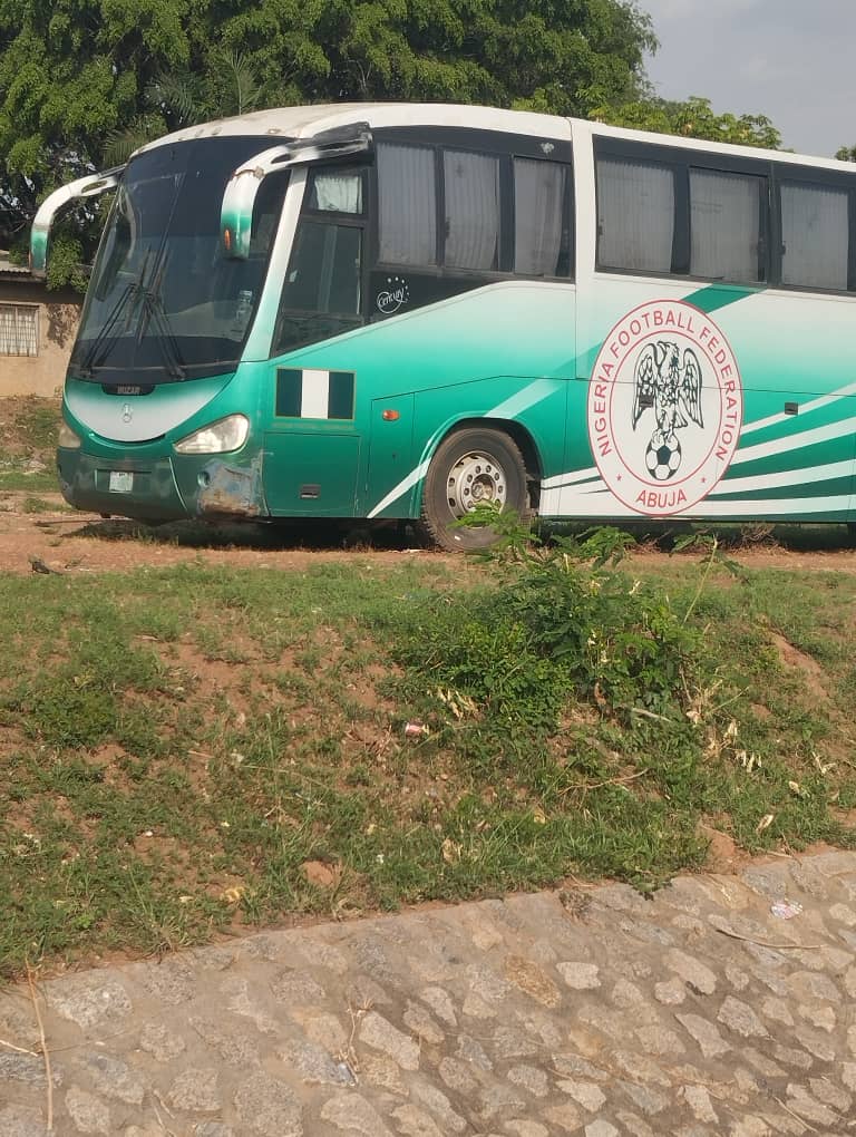 NFF N96m Marcopolo luxury bus rots away in Abuja