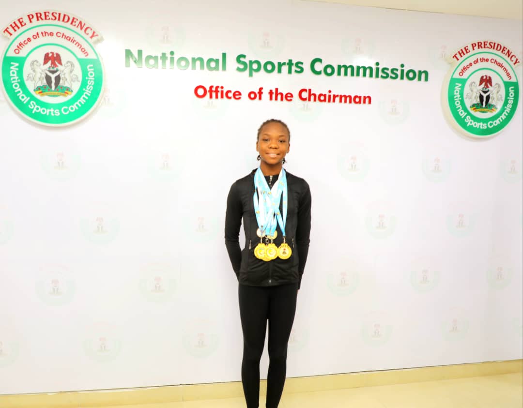 Cover image for AHEAD 2028 OLYMPICS: NSC puts 14-year-old Gymnastics sensation, Onusiriuka in elite plans
