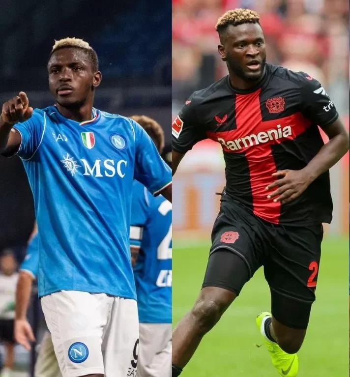 Cover image for Osimhen, Boniface make Top 10 Best Strikers in the world list