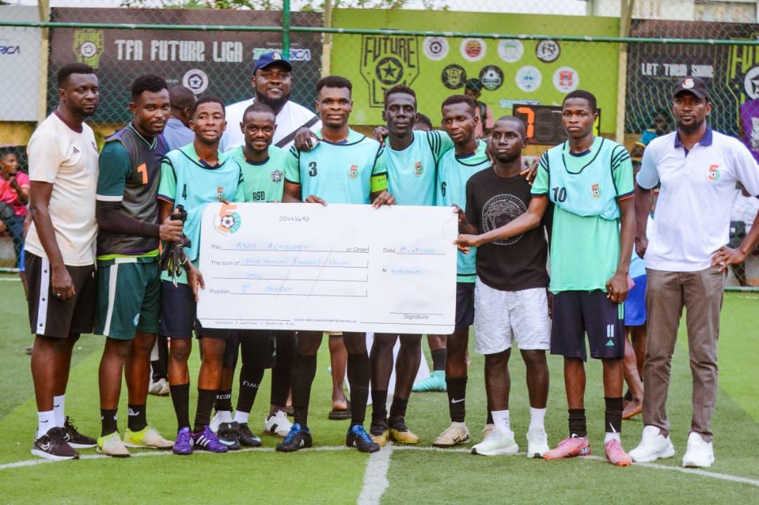 Spires 5-Aside Tourney: ASDI Academy 're champions of Ikeja Division 