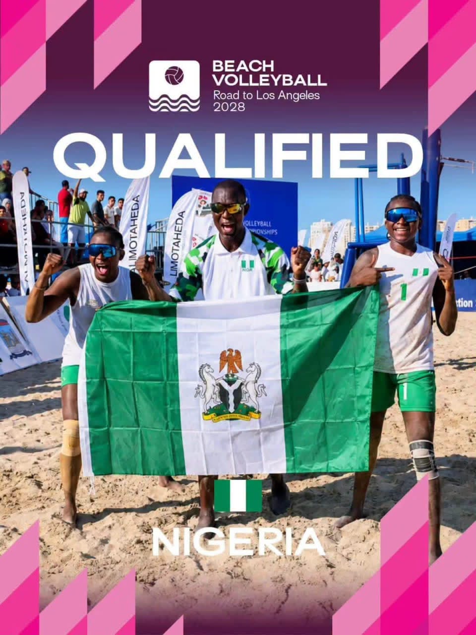 Cover image for NSC celebrates Women's Beach Volleyball historic Olympic qualification 