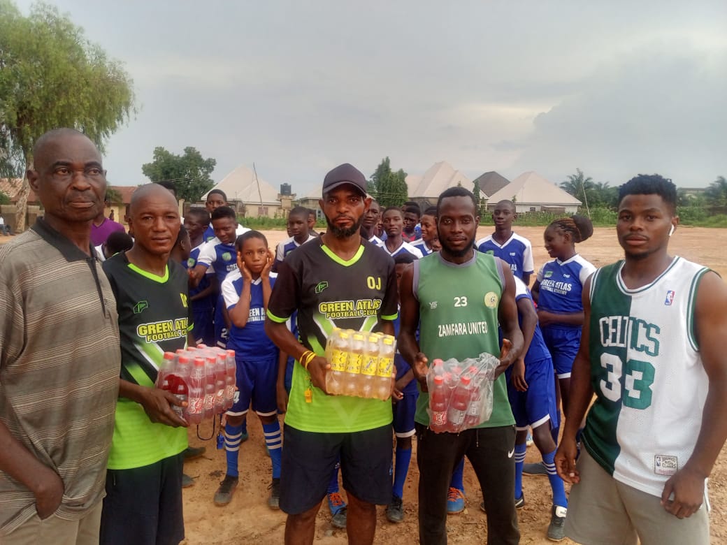 Kingsley Orji fetes Green Atlas players, boosts 2 with kits 