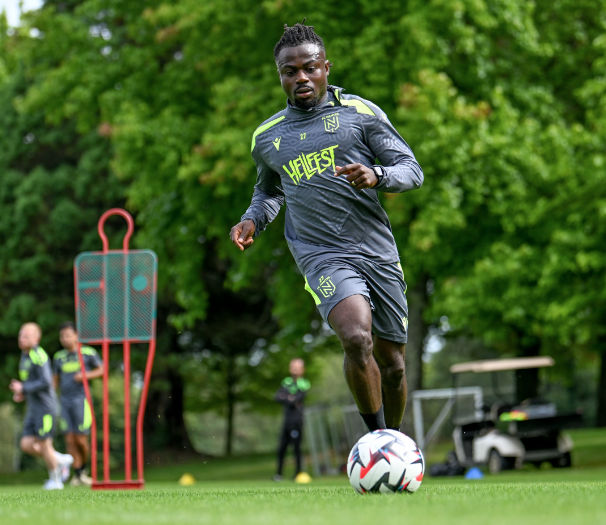 Cover image for Nantes drill Moses Simon for first pre-season friendly