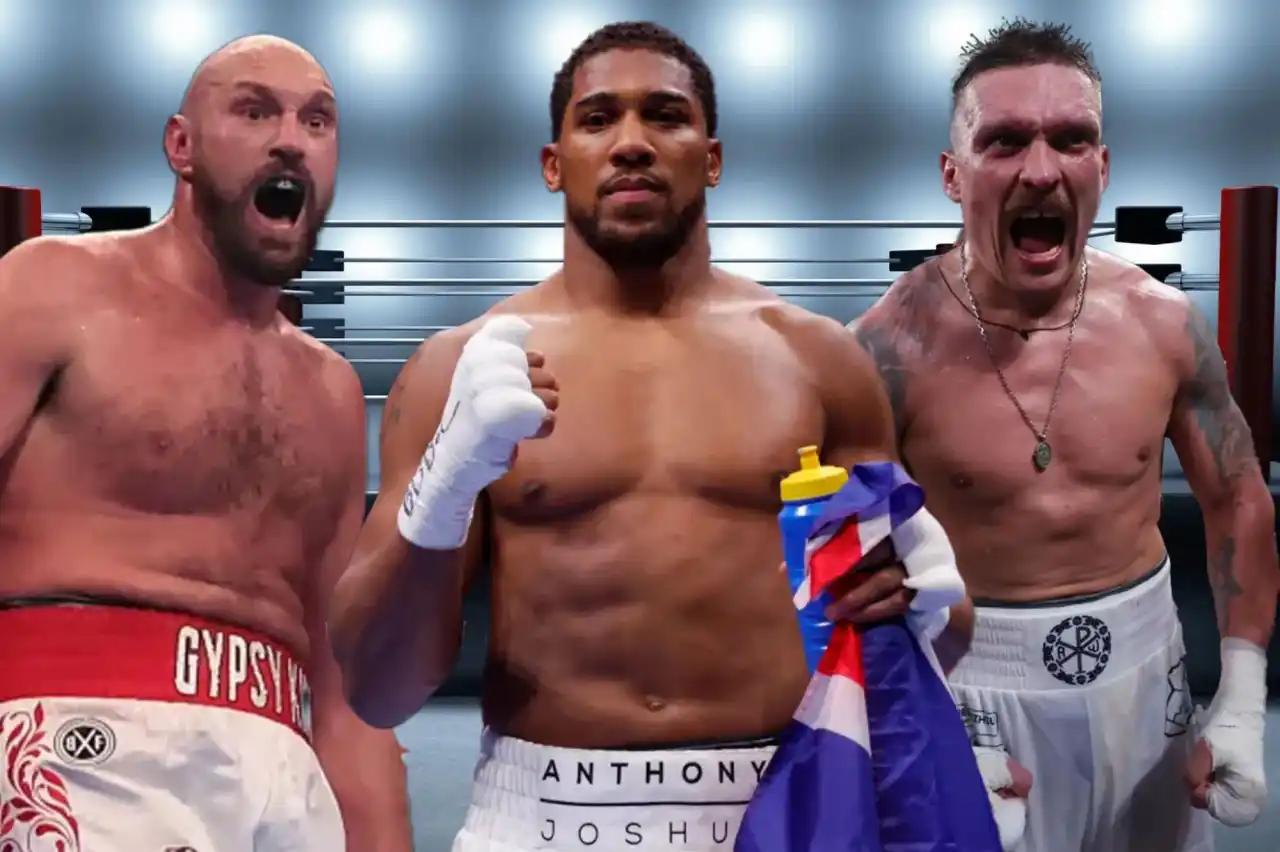 Cover image for Anthony Joshua to face Dubois Dec 21 at Wembley Stadium