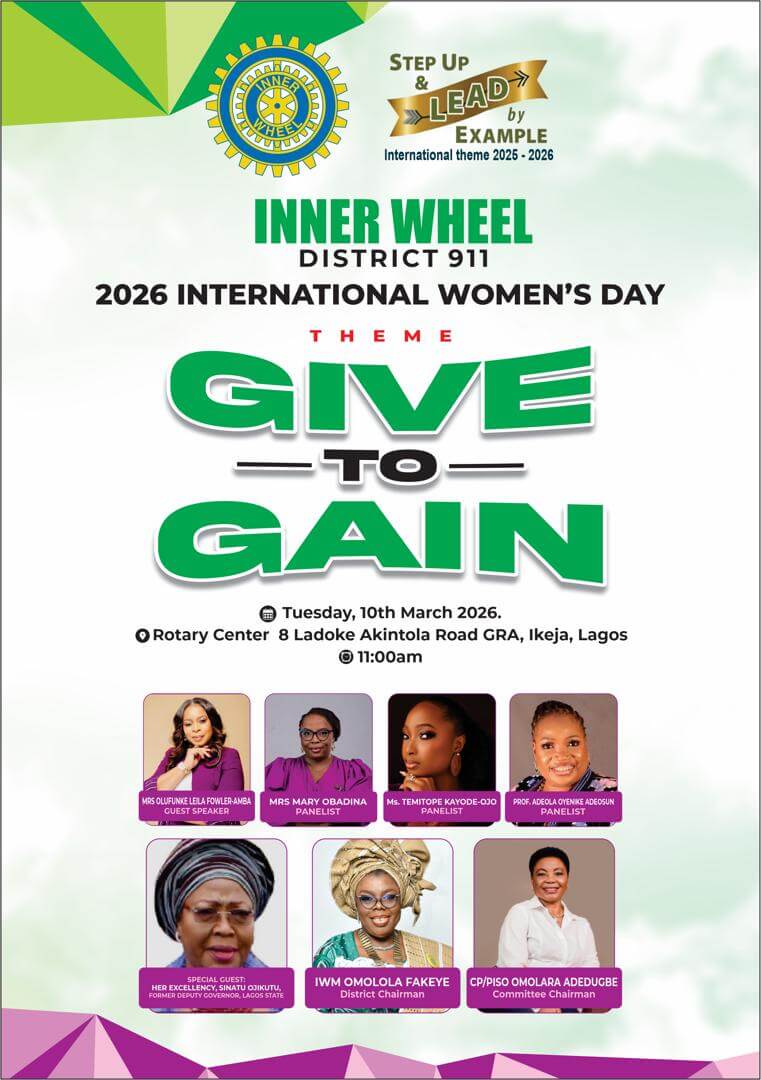 Cover image for Inner Wheel District to celebrate IWD with ‘Give to Gain’ initiative