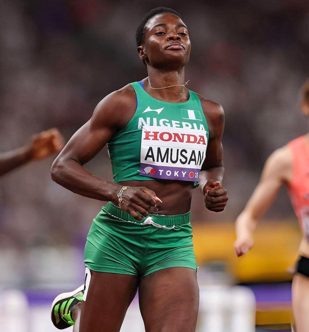 Tobi Amusan wins Paris Diamond League Heat 1