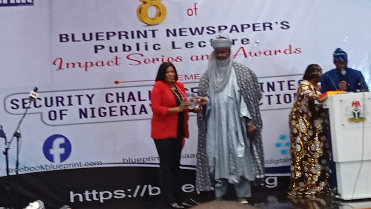 Blueprint honours NIS DG Shaibu as Sports Personality of the Year