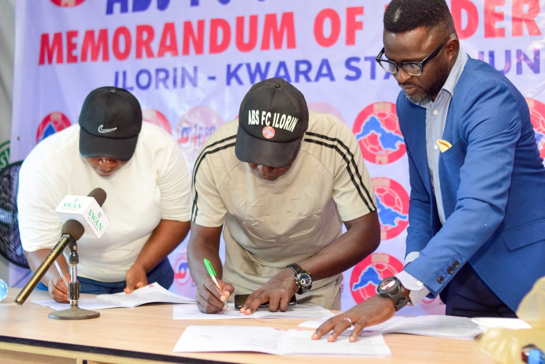 ABS Ilorin FC unveils Sports Flames Communications as Strategic Marketing partner