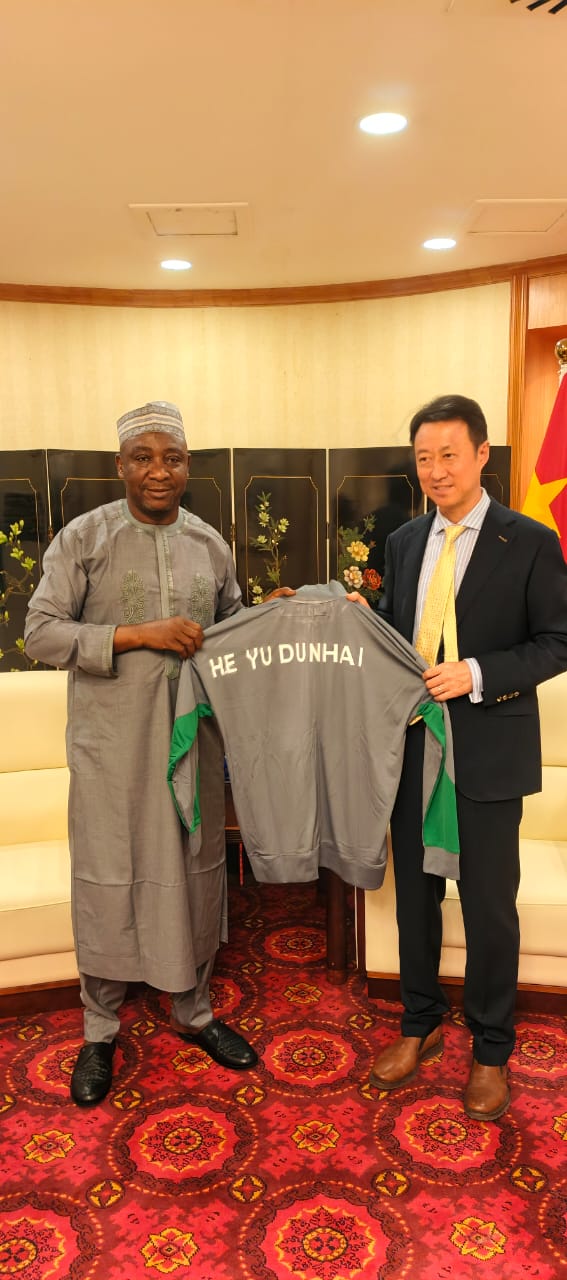 Cover image for NFF seeks closer collaboration with Chinese Football Association